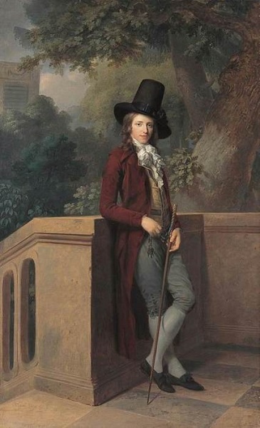 Nicolas Chatelain 1791 by Johann Friedrich August Tischbein 1750-1812   